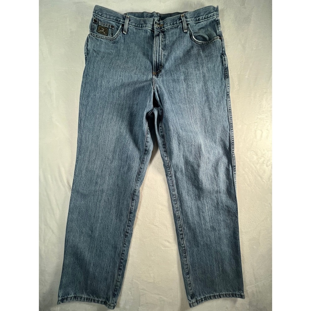 Cinch Up Locker Stock Mens 40x34 Blue Denim Jeans MB90530001 Relaxed Straight